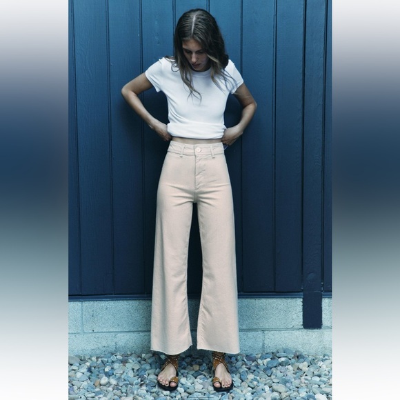 Zara Pants - Zara Marine Straight Leg Pants